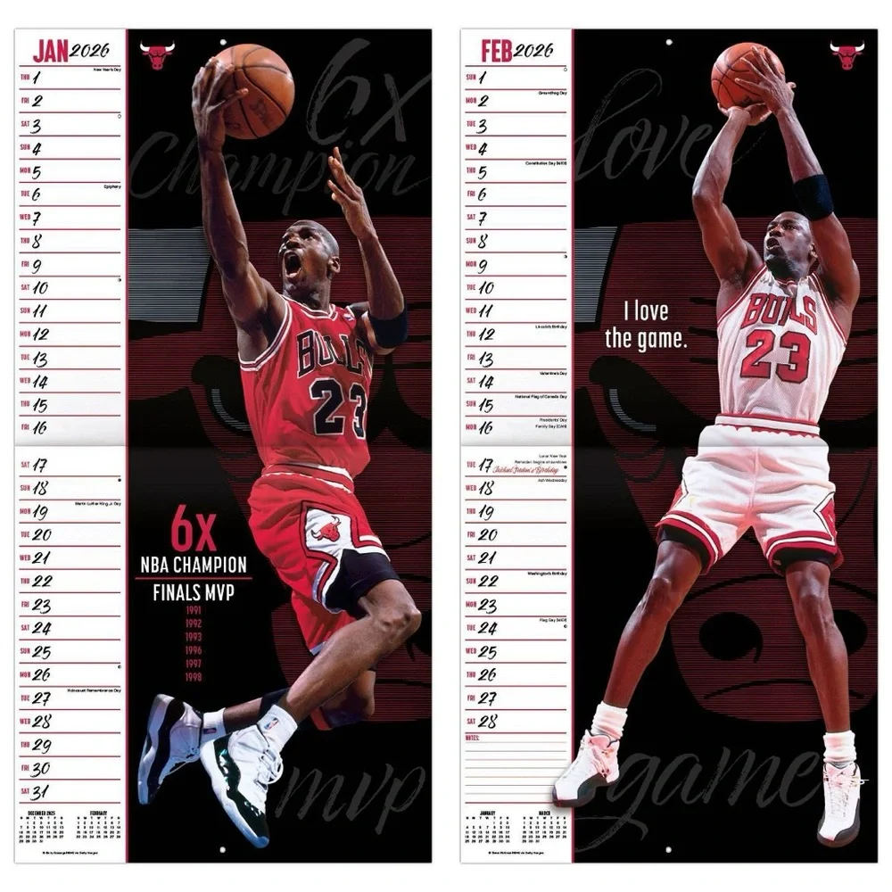 Michael Jordan 2026 Basketball Calendar - Picture 6 of 8